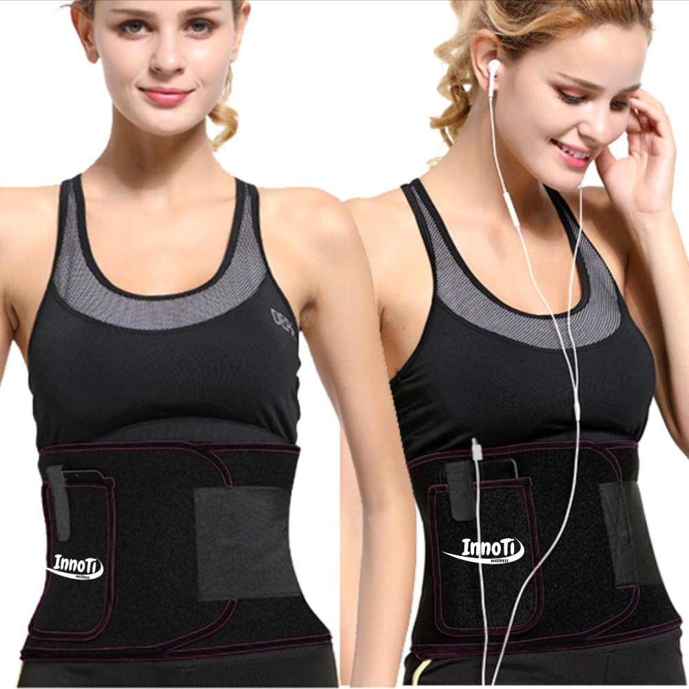 Fascia Addominale Dimagrante Uomo e Donna in Neoprene - Cintura Dimagrante Addominale per Palestra, Fitness e Sport - Fascia Snellente Pancia ed Effetto Sauna - Fascia Dimagrante per Sudare