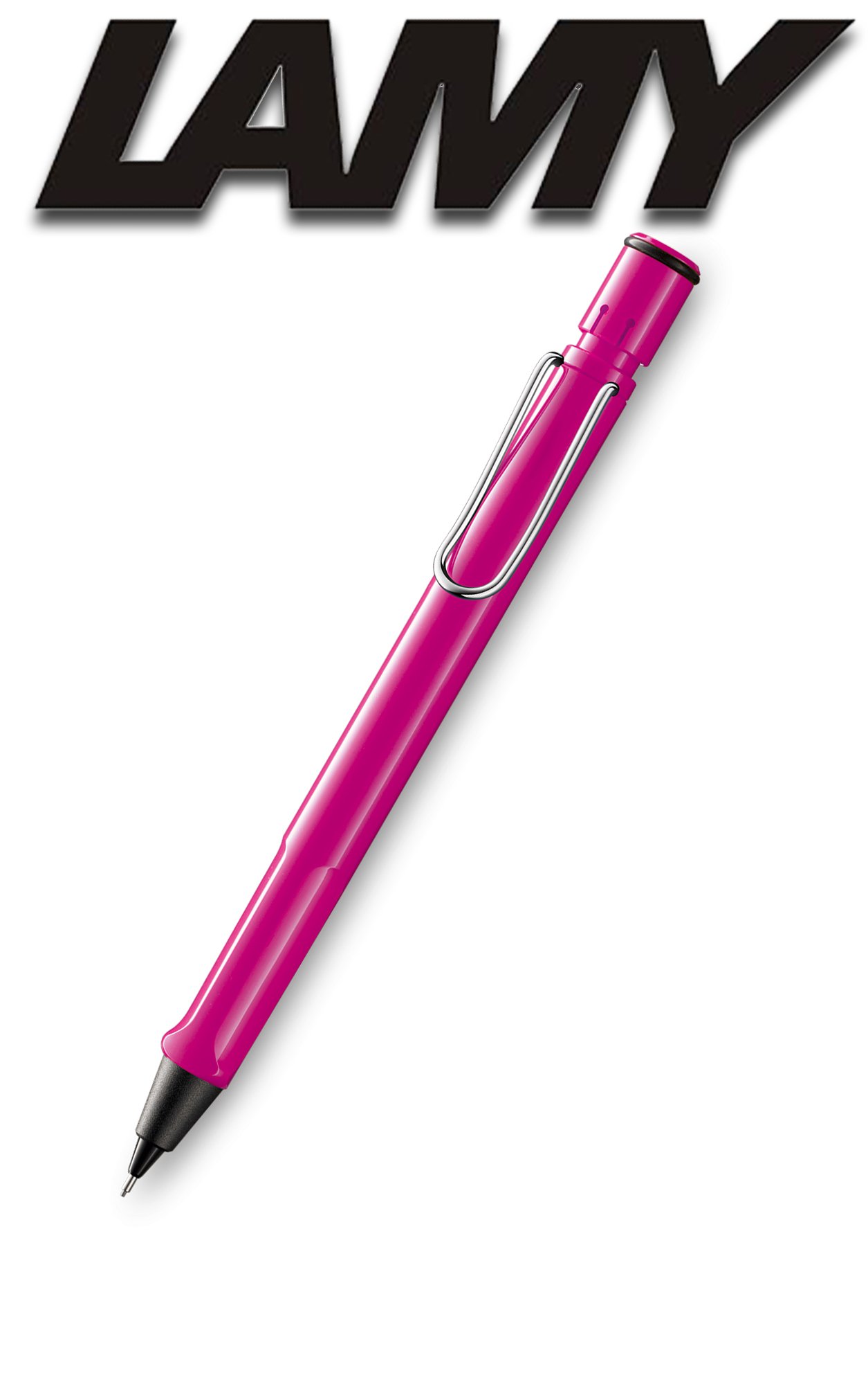 Lamy Safari Set [F?ller + Kugelschreiber + Tintenroller + Bleistift] (inkl. Ersatzminen + Patronen, Pink)