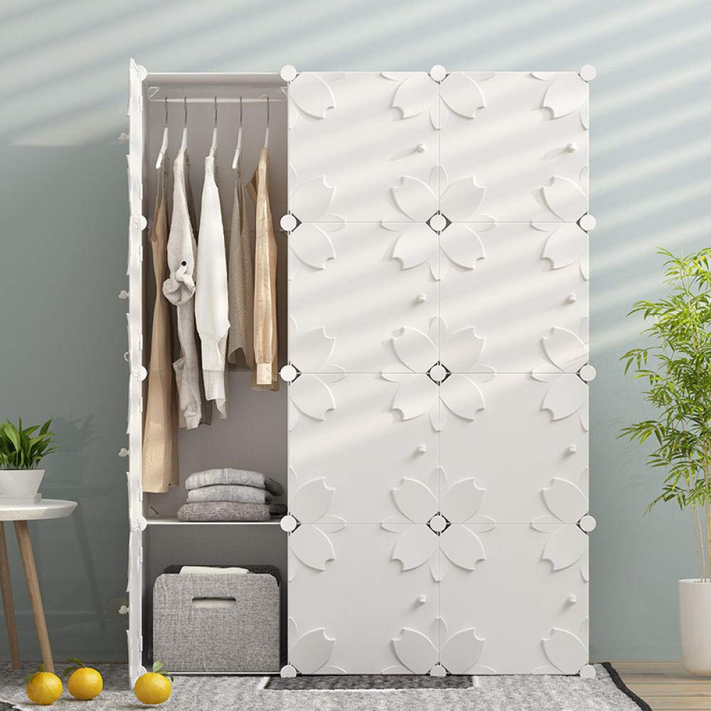 Armario modular de plástico con 12 puertas para ropa infantil en dormitorios modernos