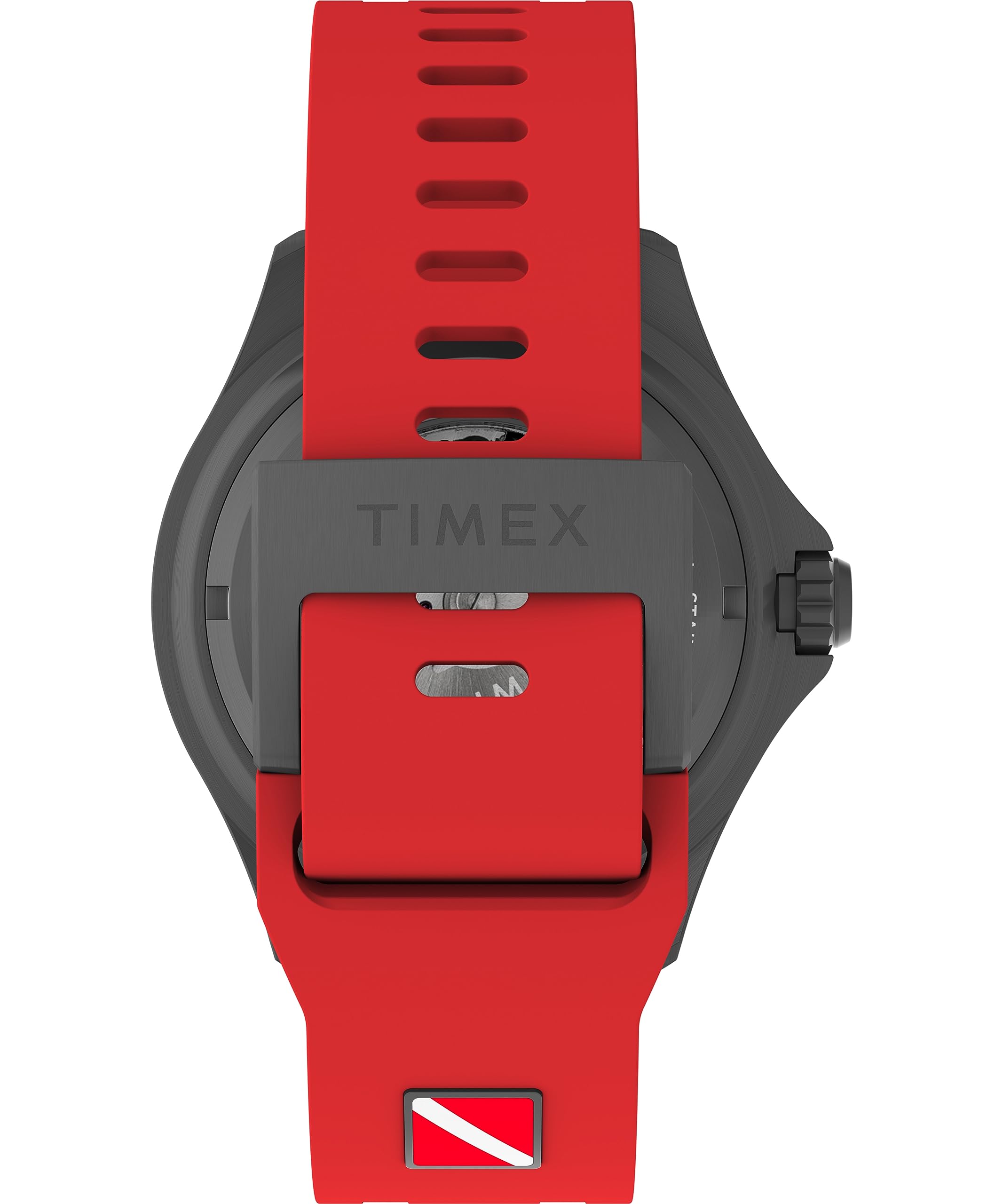 Timex Men's Deep Water Automatic 44mm Synthetic Rubber Strap Watch