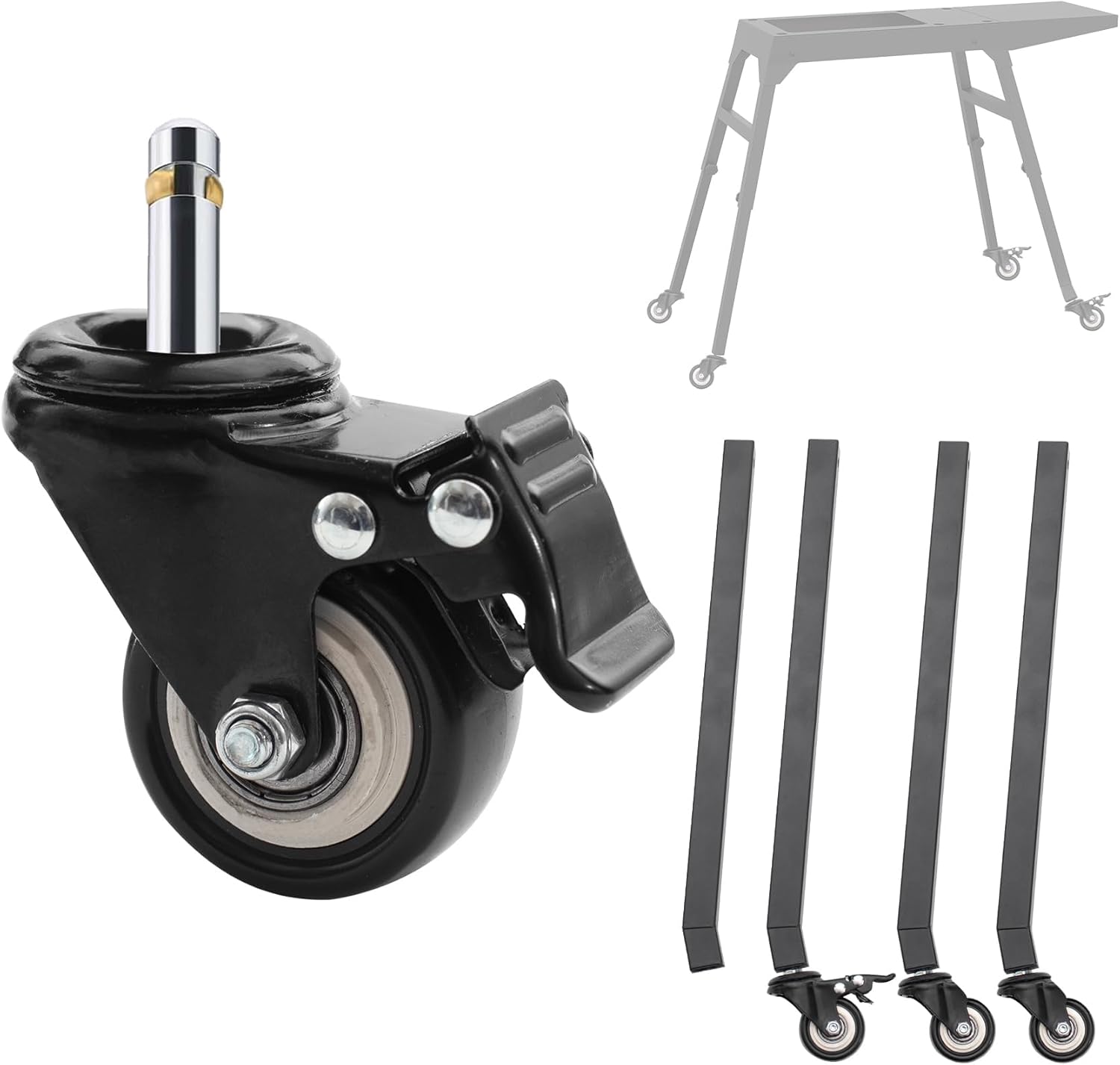 MOASKER Caster Wheels for Blackstone Griddle Stand, 360