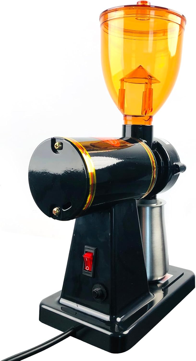Burr Coffee Grinder, Coffee Grinder Electric Adjustable Burr Mill Coffee Bean Grinder (Black)