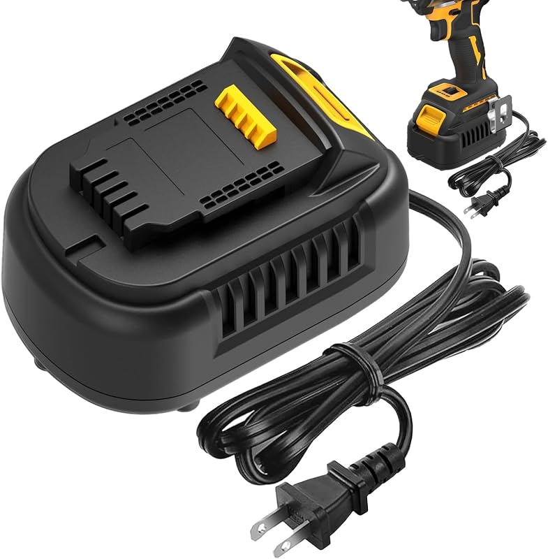 500W AC to DC Converter for Dewalt 20V Cordless Tools, 110V to 20V Power Supply Adapter with AC Plug, Wired Wall Power Source Transformer for Dewalt XR 18V Battery-Powered Tools