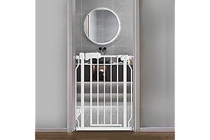 Narrow Doorway Baby Gate: Childproofing with 23.3-28" Opening