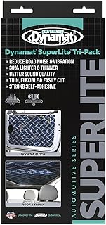 Dynamat 10612 18" x 32" Self-Adhesive Sound Deadener with Superlite Tri-Pack, (Set of 3),Blue – Made in USA