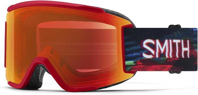 SMITH Squad S Goggles with ChromaPop Lens,Replaceable Lens for Skiing & Snowboarding,For Men & Women