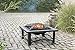 Sunjoy L-FT456PST-2B Harbor Steel Fire Pit, Black