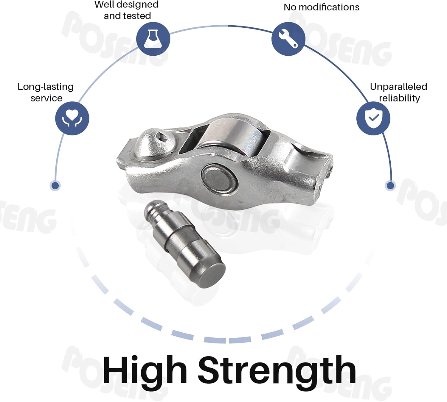 12Pcs Rocker Arm and Lifter 2011-2022 Compatible with Dodge Jeep Ram Chrysler 3.6 Pentastar for Challenger Charger Journey Avenger Grand Cherokee Wrangler Replaces 5184296AH 5184332AA