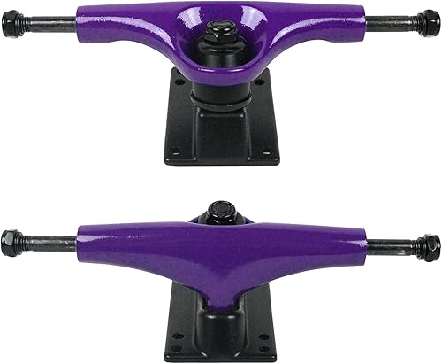 Miniatura 9 de Havoc Camiones de monopatín hechos de aluminio ligero para monopatines o longboards Negro