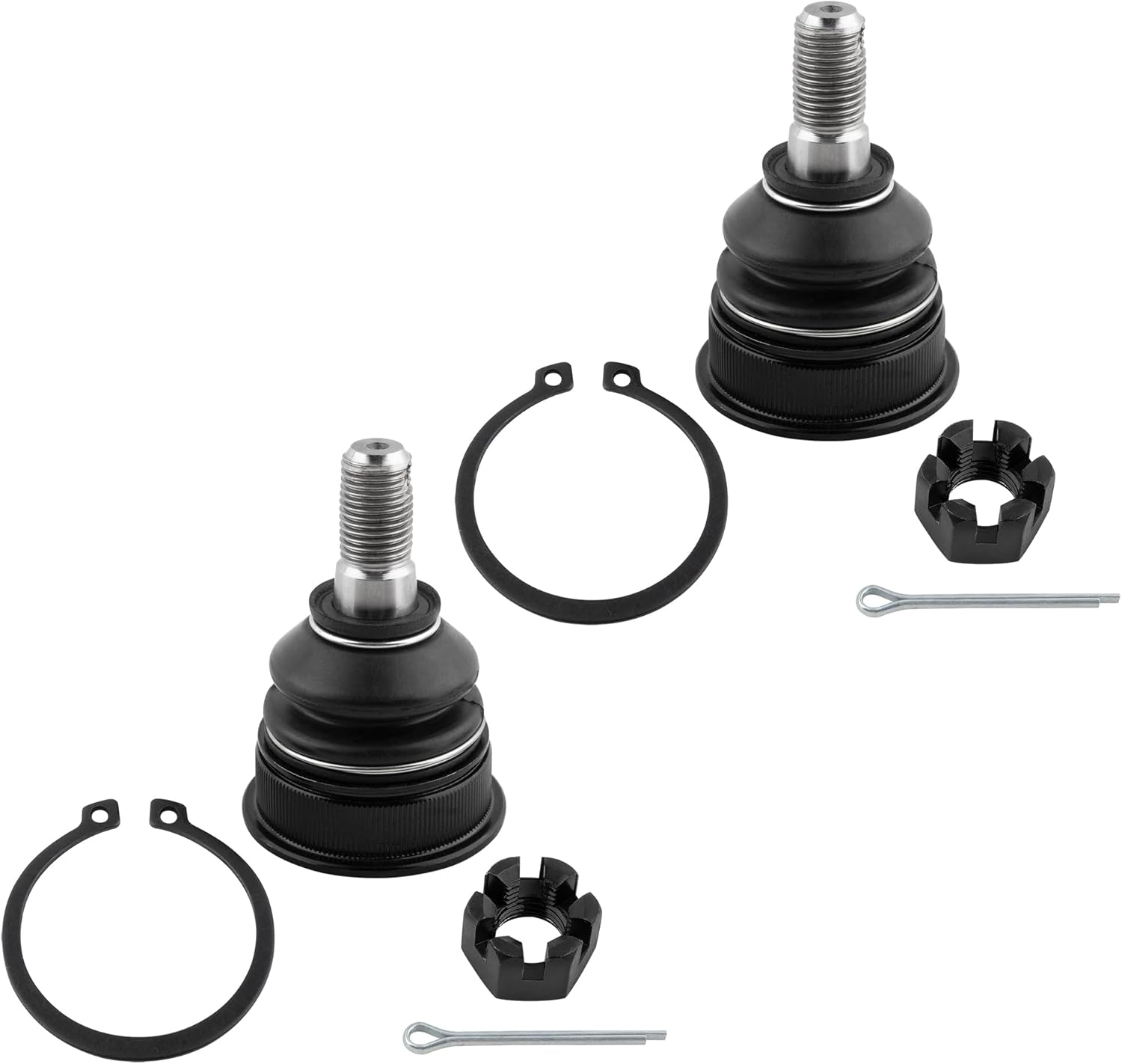 BOXI (Set of 8) Front Outer Tie Rods + Upper Lower Ball Joints + Rear Sway Bar Links fit for Nissan Pathfinder 2005 2006 2007 2008 2009 2010 2011 2012 / K750037 K750038 K80647 K80660 ES800048 ES800108