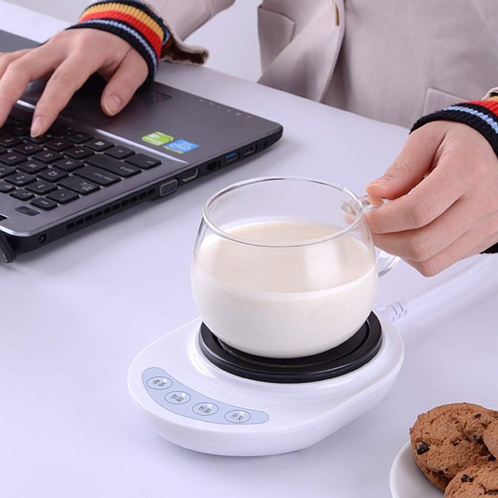 Constant Temperature Coaster Electric Heating Plate Heating can Boil Water 3 Levels of Temperature Control Automatic Power Off Suitable for Home and Dormitory Water Cup Insulation. Heater