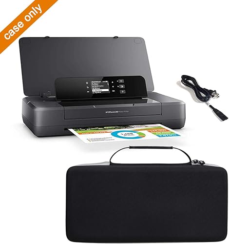 Miniatura 4 de Aproca Estuche de almacenamiento duro de viaje para HP OfficeJet 250 todo en uno, impresora portátil inalámbrica CZ992A (negro)
