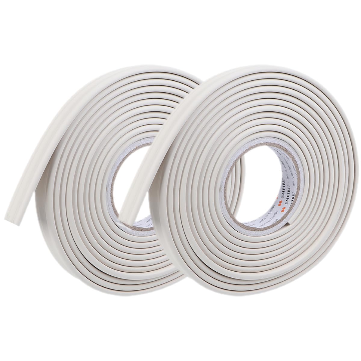 2pcs Self-Adhesive Waterproof Caulk Strip for Bathroom Toilet and Kitchen Tub Sealing, 3cm by 5m Skirting Board Trim Tape for Wall Edge Protection and Seam Sealing