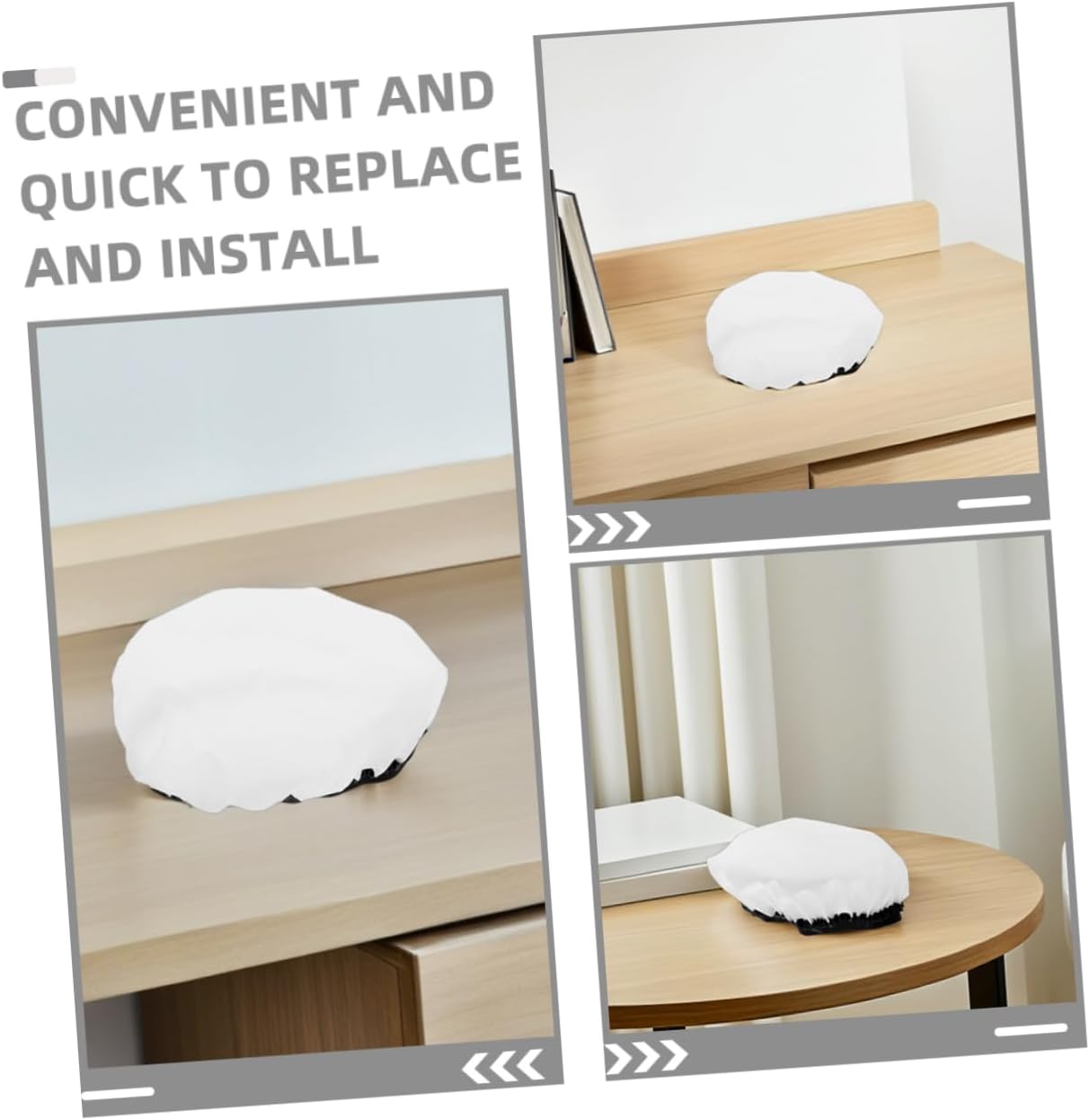 Photography Lighting 10pcs 7 Inch Light Diffuser Shades Ring Light Diffuser Nylon Studio Lampshade Easy Setup for Realistic Photos