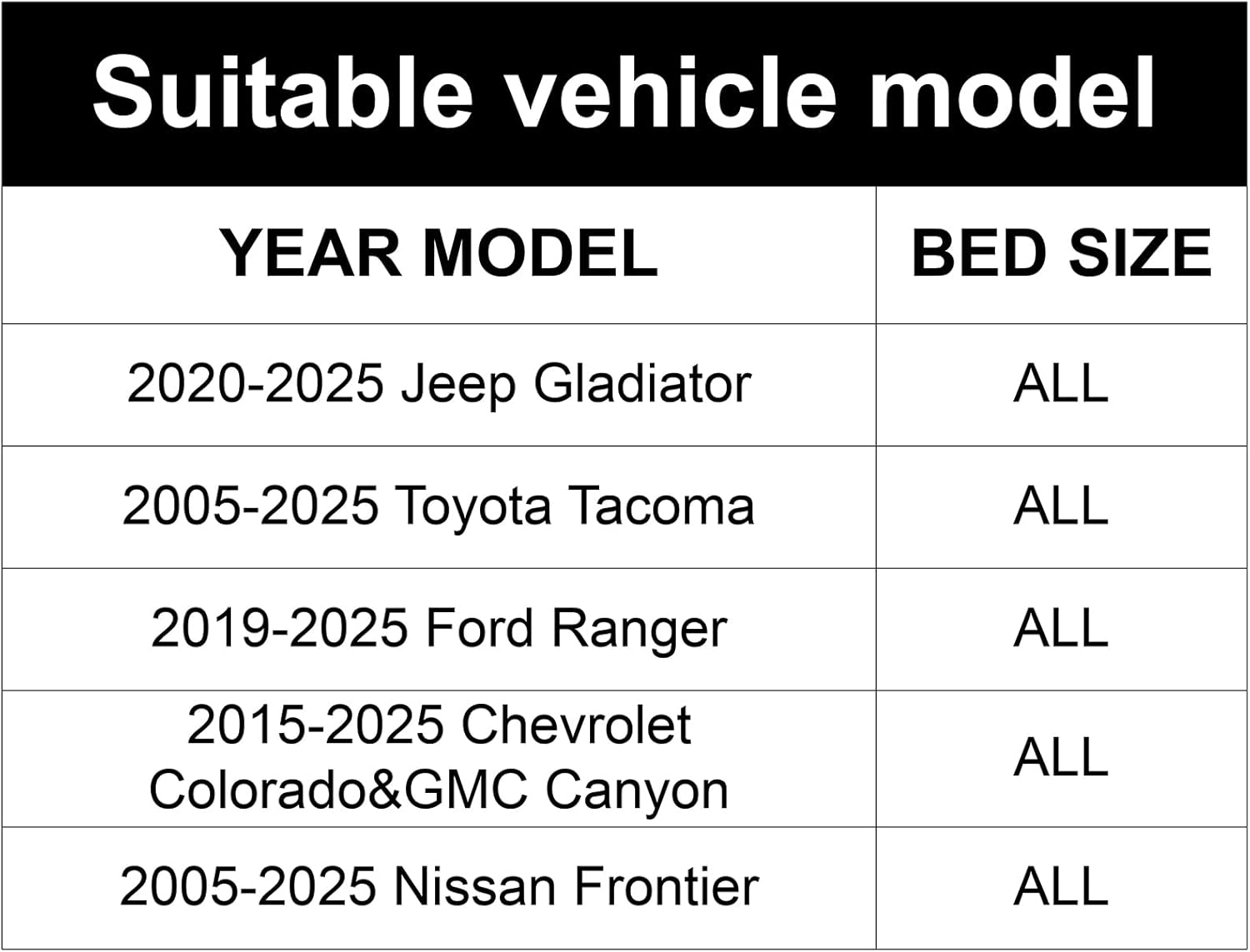 R25 Roll Bar for Mid Size Truck, Adjustable Modular Sport Bar/Chase Rack Compatible with Tacoma/Gladiator/Canyon/Ranger/Colorado/Frontier,Include Red Tail Light,700Ibs Capacity,No Drilling