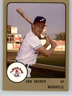 1988 ProCards Nashville Sounds #473 Van Snider Nashville Sounds Official Minor League Baseball Card in Raw (EX or Better) Condition