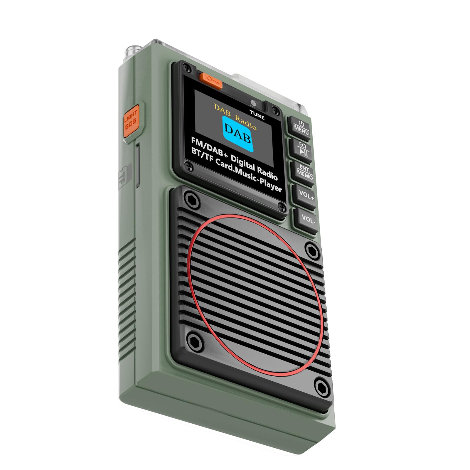 Cuifati Radio Dab FM Portable avec Bluetooth 5.2 et Télécommande, pour