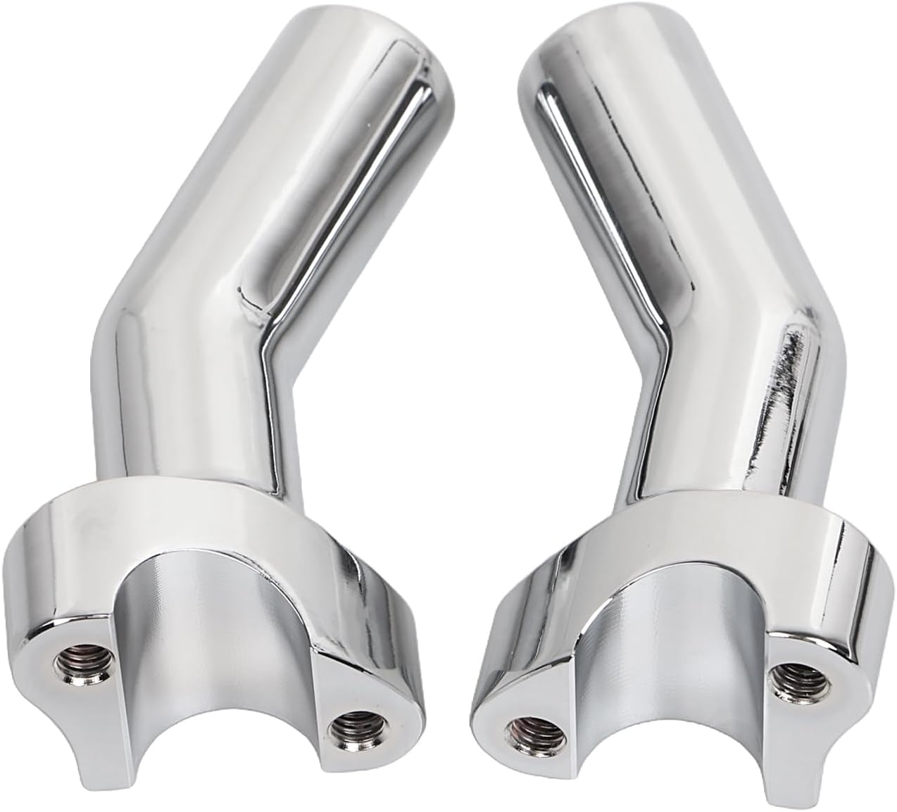 Chrome 4 inch Pullback Handlebar Risers Fit for Harley 1" Handlebars Dyna Street bob Fat Boy Heritage Softail Sportster XL 883 1200