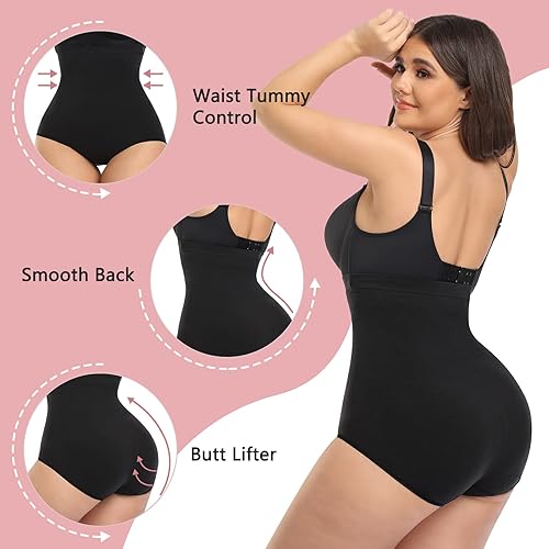 Miniatura 3 de Fajas de cintura alta para mujer, ropa interior con control de abdomen, sin costuras, cómodas, adelgazantes, bragas