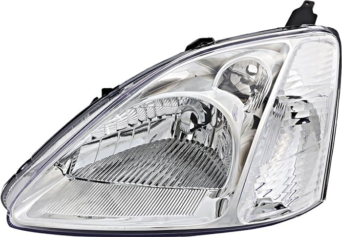 Miniatura 8 de Para Honda Civic Hatchback Faros Lámparas Set 2002 2003 Halógeno Conductor y Pasajero Lado
