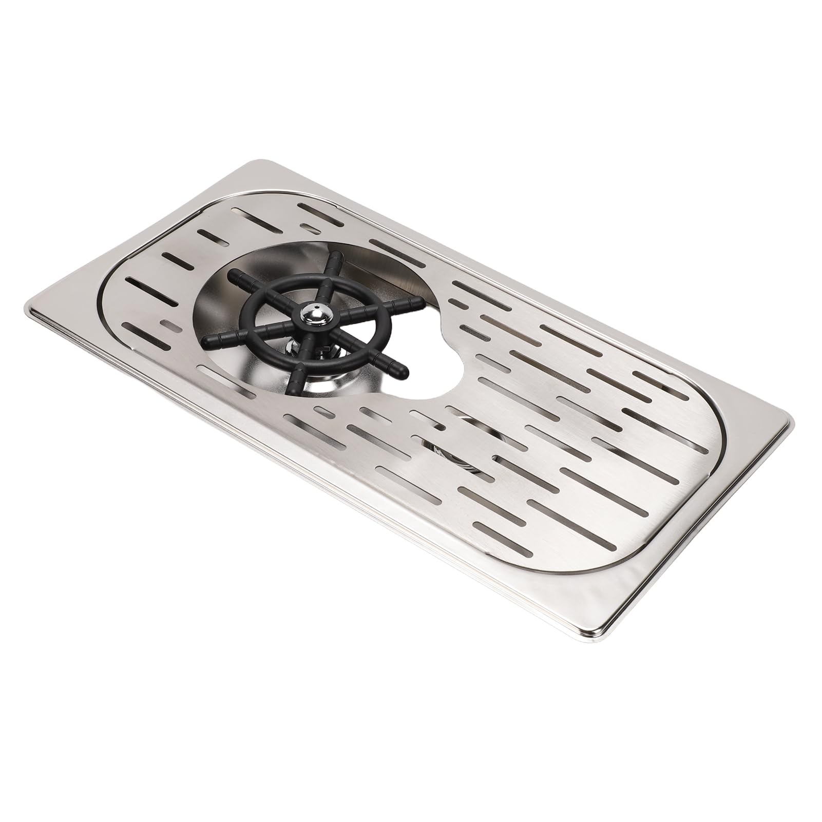 Lave-vaisselle en verre durable - Équipement de nettoyage automatique en acier inoxydable pour la maison et les cafés - 328 x 175 mm (argent)