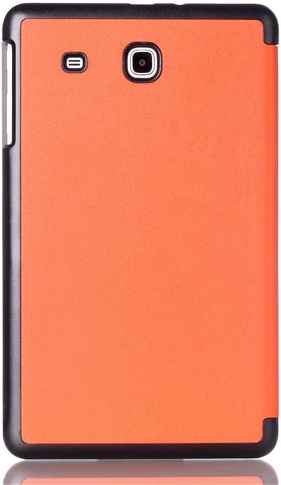 Galaxy Tab E 8.0 Case,Samsung Tab E 8 inch Case,Samsung Galaxy T377a Case,Samsung Tab E8.0 Case,Samsung Tablet Case 8 inch,flip Cover for Samsung Galaxy Tab E 8.0-Orange
