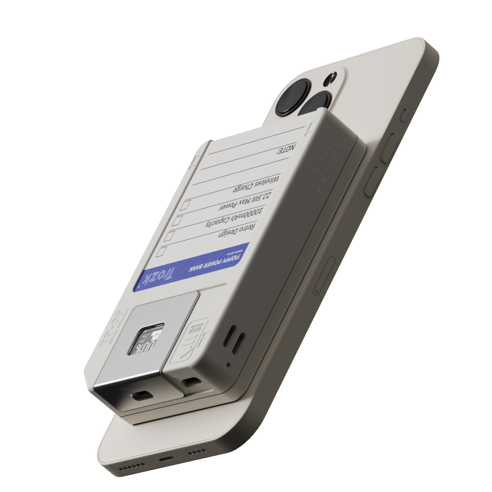 モバイルバッテリー TP09U レトロ フロッピー型 10000mAh 64GB Amazon | 国内唯一正規代理店 Trozkモバイルバッテリー TP09U レトロ