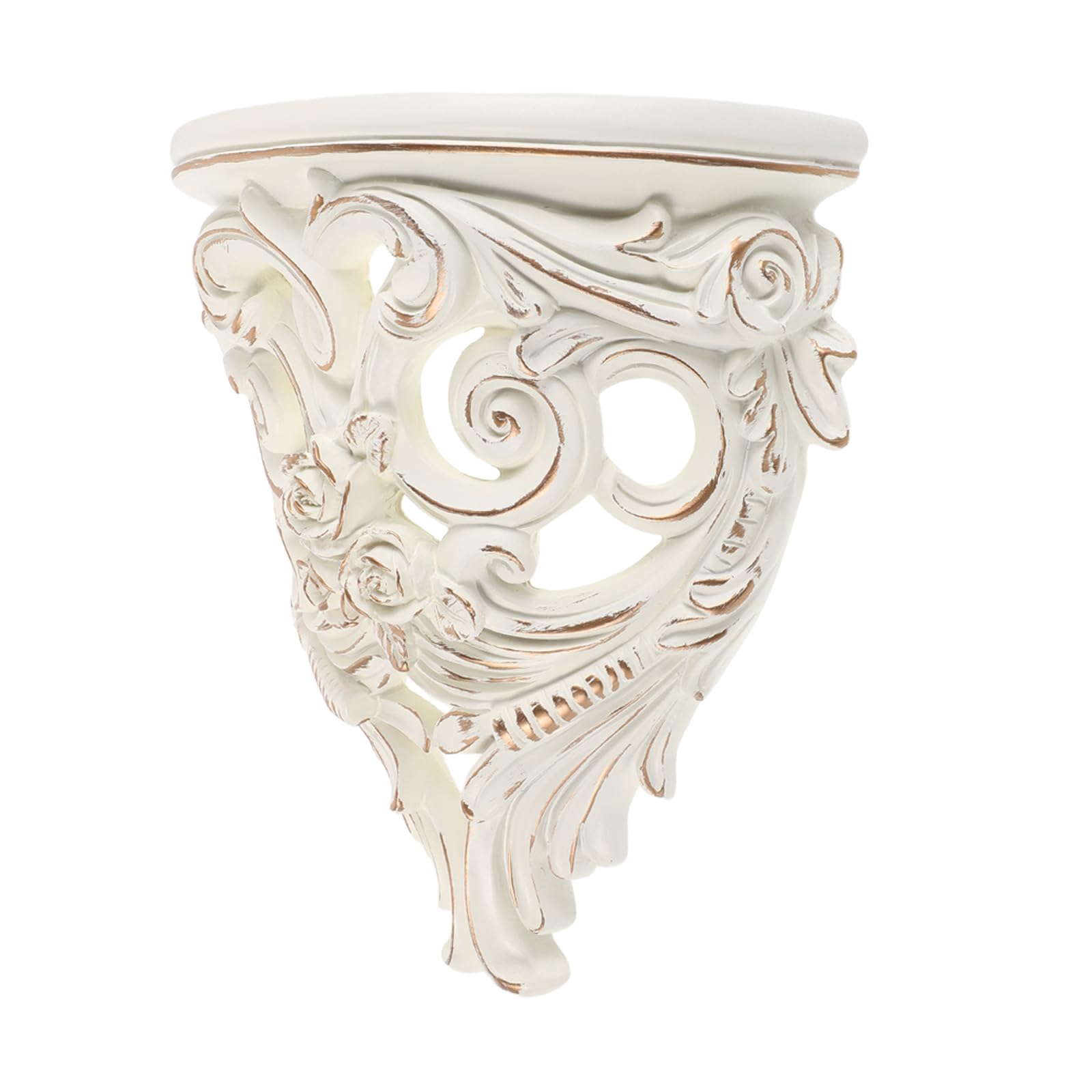 Étagère murale gain de place support de rangement mural crème beige pour salon