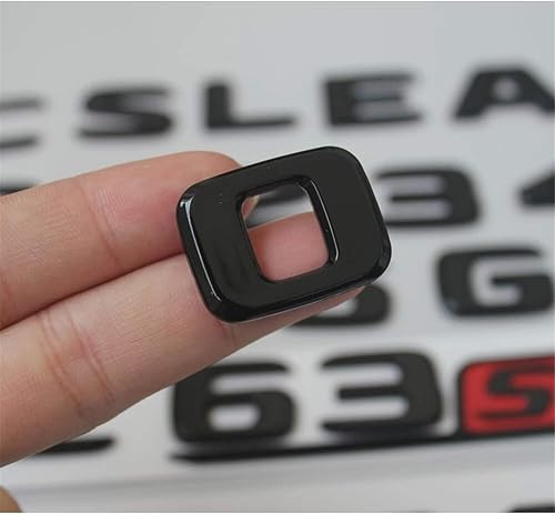 Miniatura 4 de Un-Branded Letras de tronco negras 3D, emblema de insignias para Mercedes Benz GLK350 GLK200 GLK220 GLK300 GLK63 V8 BITURBO AMG 4MATIC2 (GLK160)