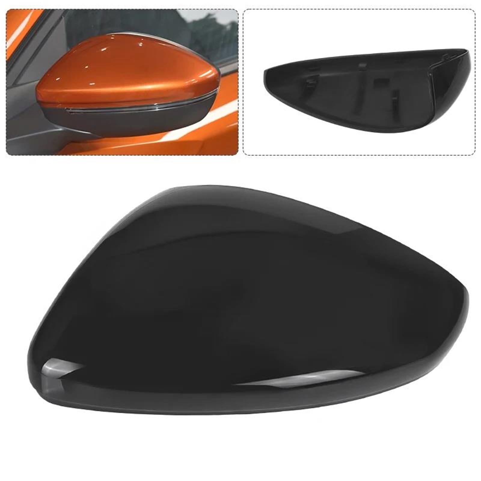 Calotta Copertura Specchietto Laterale Auto Per Peugeot 208 2008 2019-2025 – Guscio Esterno Sinistro E Destro alloggiamento specchietto retrovisore(2 pezzi cromati)