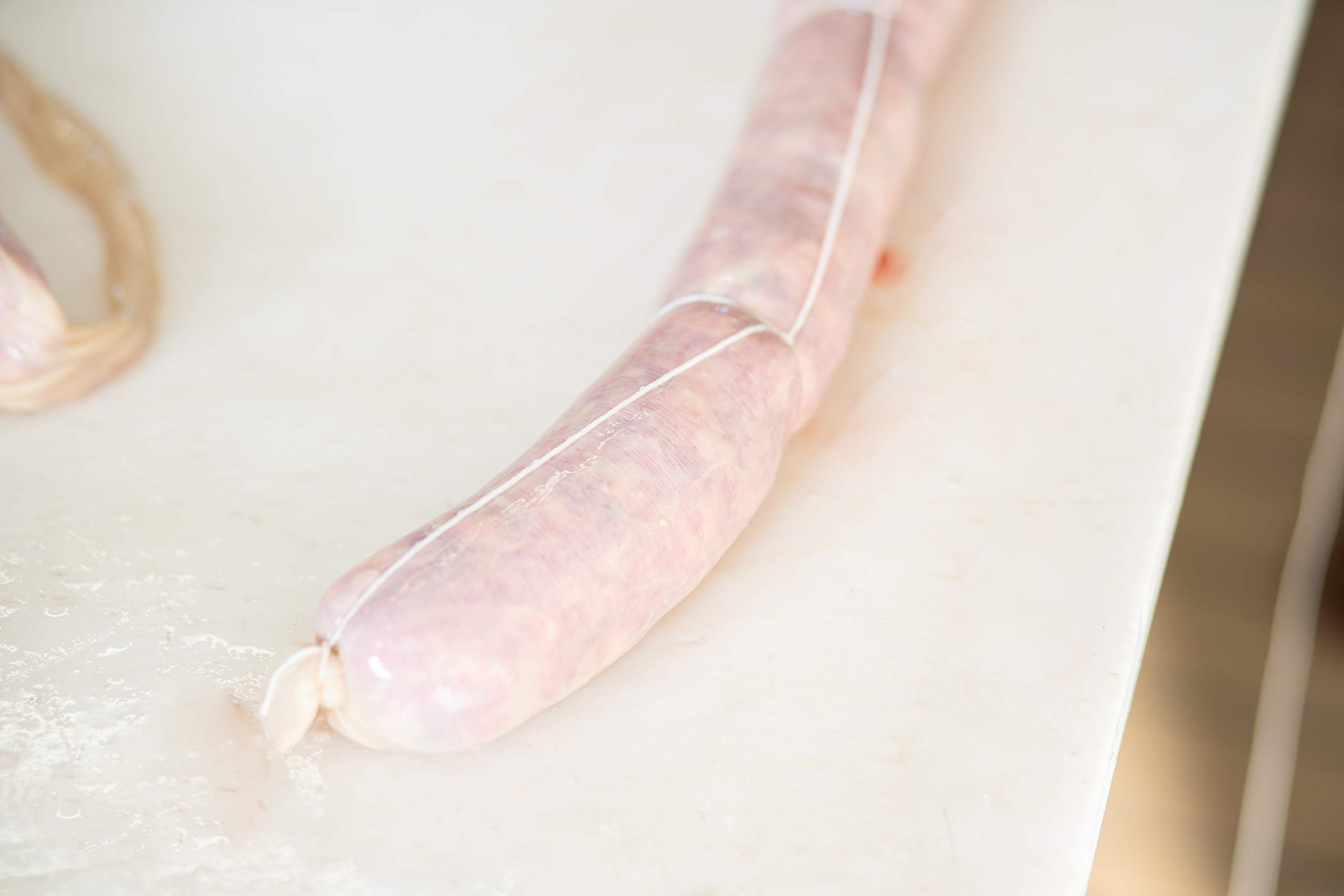 Moretti® | Boyau naturel de bovin pour le salami de salami à sécher | Tout droit de boeuf | Protection et assaisonnement de la viande séchée | En emballage sous vide (60mm/65mm X 9m)