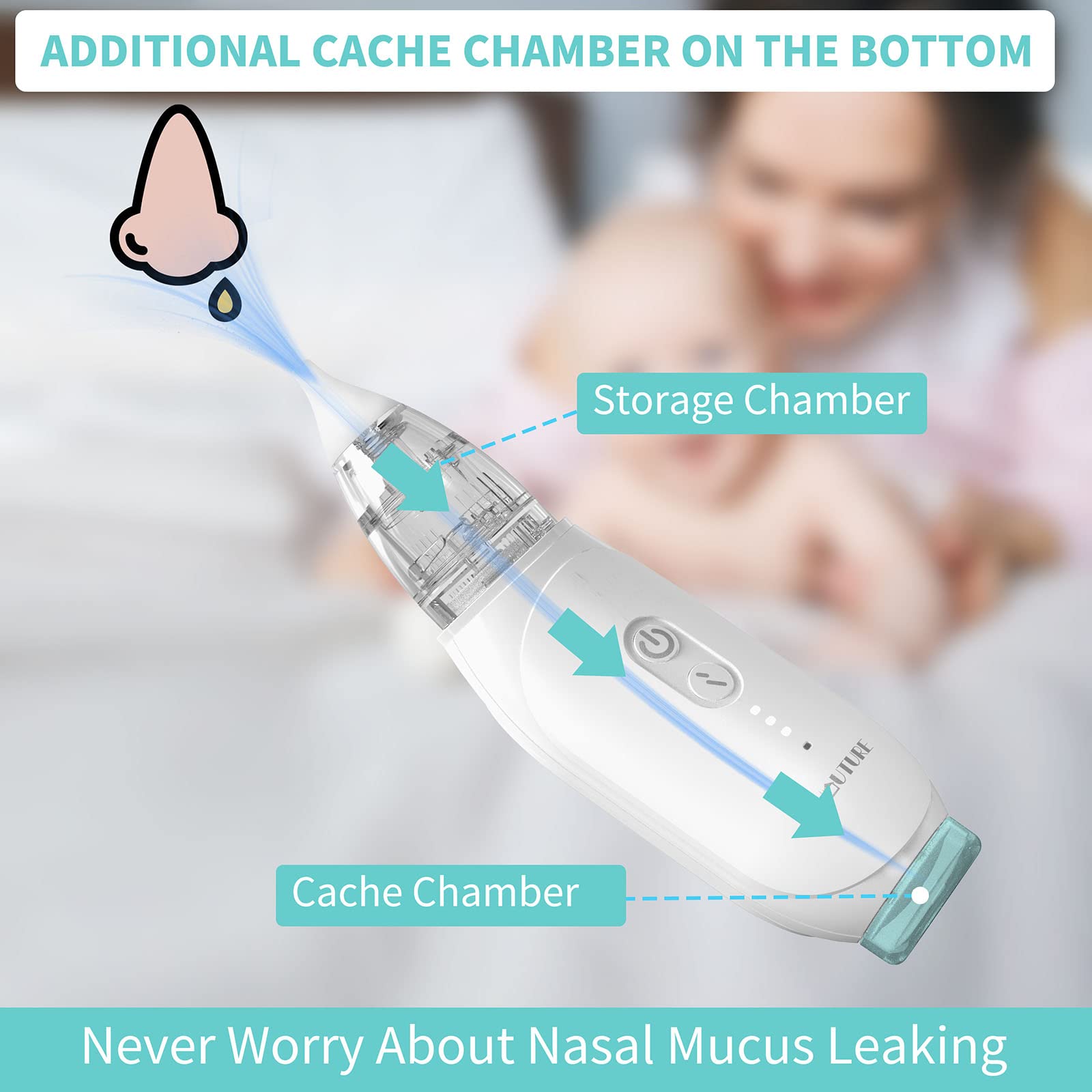 Baby Nasal Aspirator Nose Sucker for Baby Baby Nose Cleaner