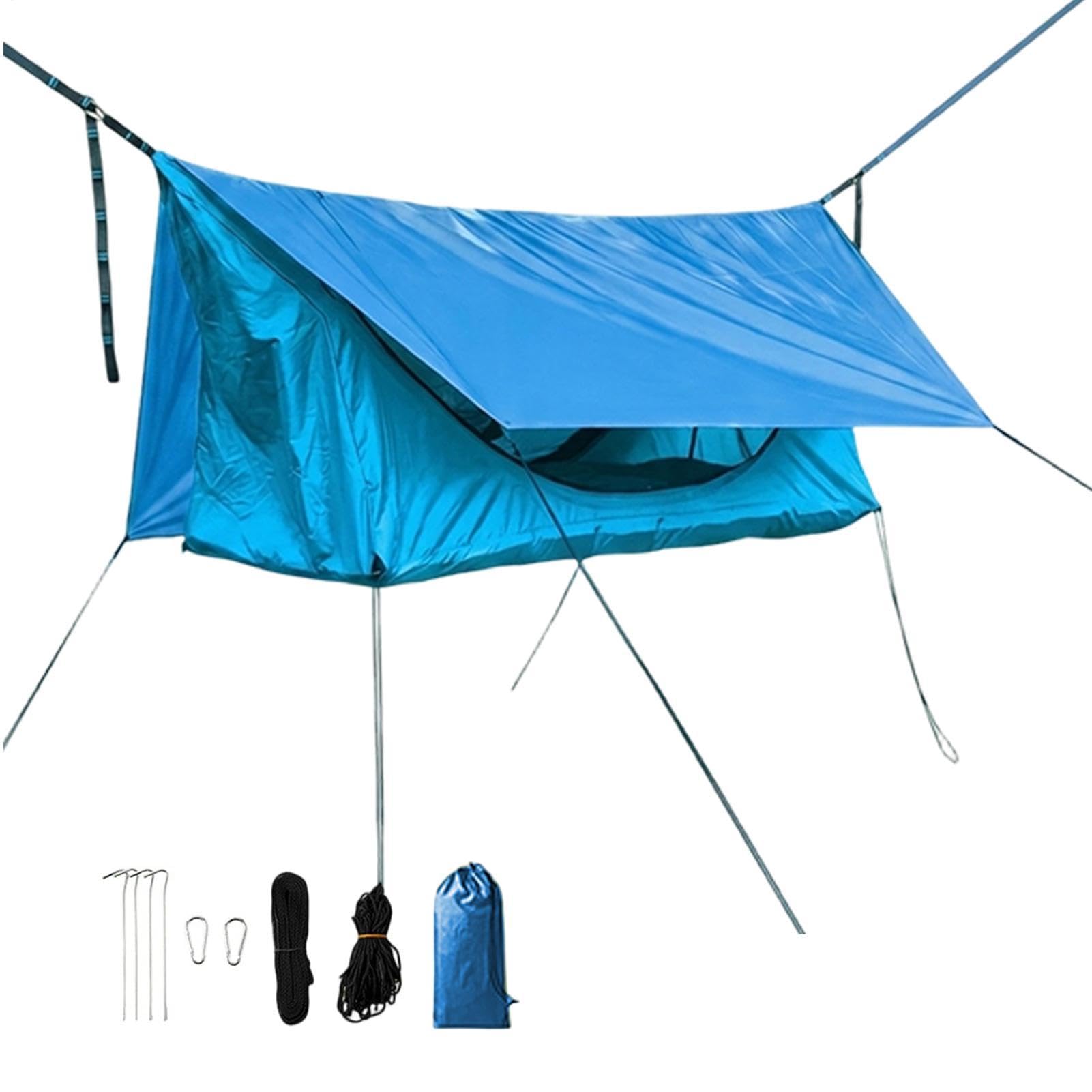 Tenda Amaca da Campeggio Tettuccio da Riposo Adulto Traspirante con