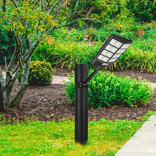 Support mural bras robuste acier galvanisé lampe solaire extérieure - 7