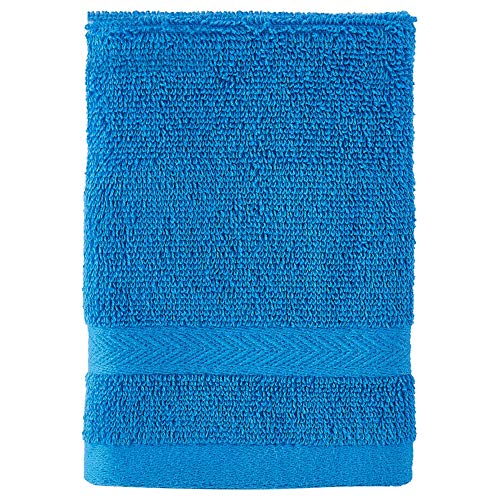 Image of Tommy Hilfiger Modern American Wash Cloth, 13 x 13 inch, Swedish Blue