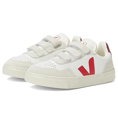 VEJA Kids Small V 90 Origanically Traced Leather (Toddler) Kids Shoes Extra White/Pekin