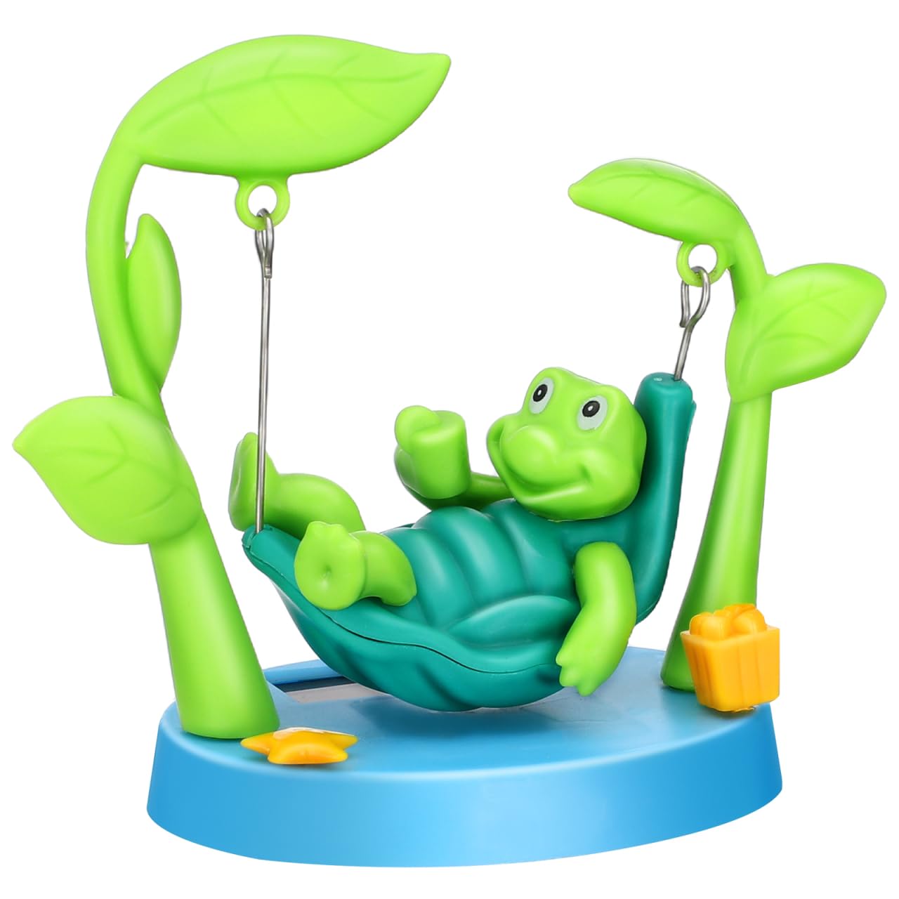 IMIKEYA Solar Wackelfigur Auto lustig Schwingende Schildkröte Ornament Solarbetriebene Figuren Auto Innenraum Wackelfigur für Dashboard Autodekoration