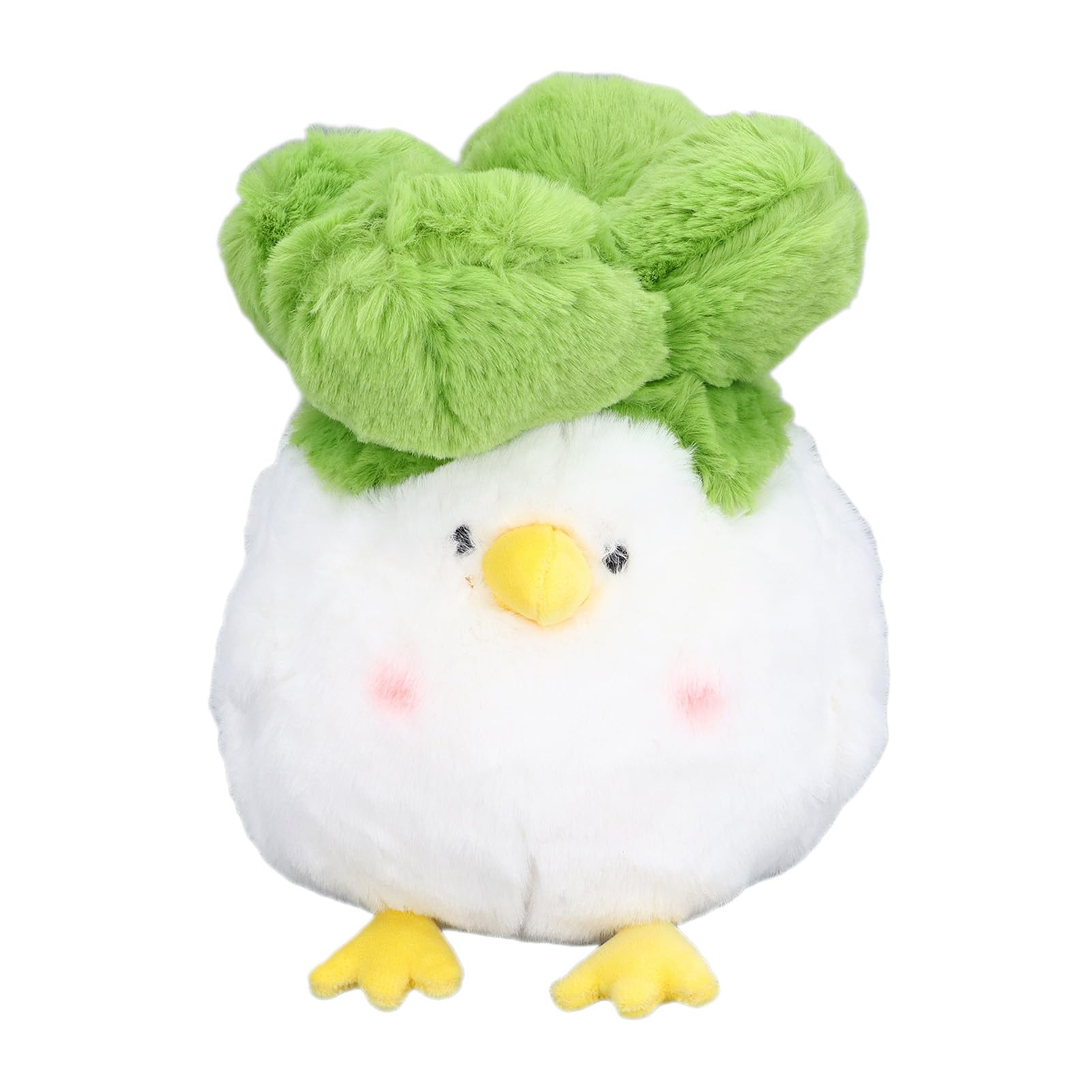 NIBEMINENTCartoon Plush Doll Soft Cute Decorative Cabbage Bird Shape Stuffed Doll Pillow for Kids Adults