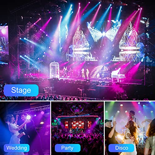 Big Dipper Stage Lights Rgbw 4-In-1 Dj Lights 60 X 2W Dmx Led Par Lights Stage Lighting Sound Activated Uplights For Events, Church, Wedding, Band, Theatre, Club, Halloween Party Lights #TOP6