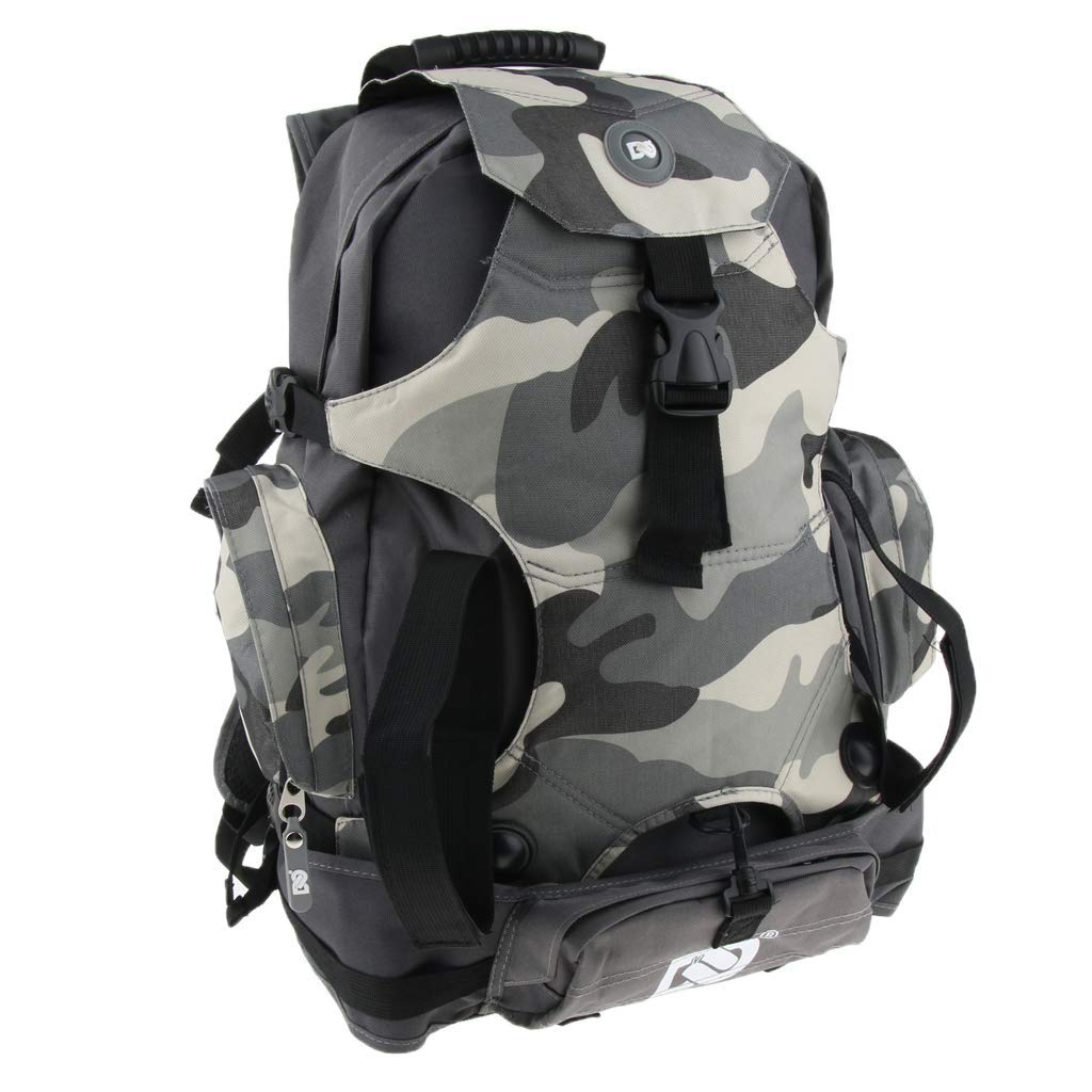 Sac à Dos Sacoche Chaussures Patinage Sac de Transport Rollers Sac d'entrainement et Porte-Rollers Camo 53x36x19cm