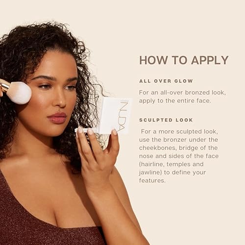 Miniatura 5 de Nuda Matte Bronzer Powder  Bronceador en polvo de larga duración para un bronceado de aspecto natural  Bronceador de maquillaje para contorno de