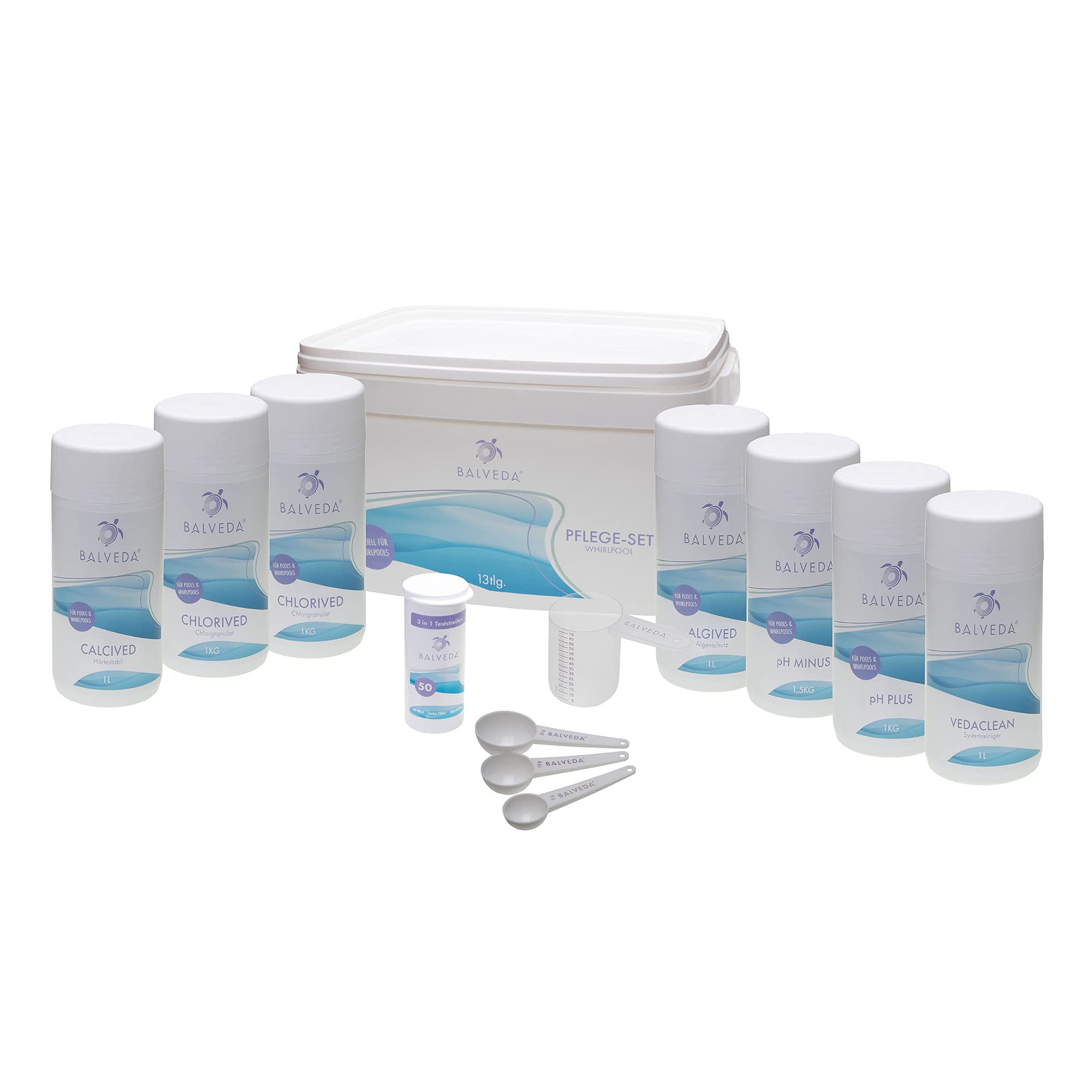 BALVEDA 13tlg. Wasserpflege-Set für den Whirlpool