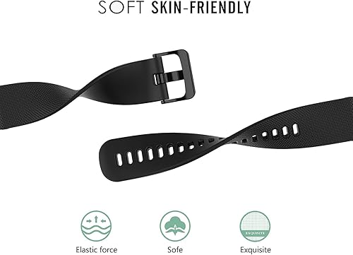 Miniatura 6 de ZSZCXD - Correa de repuesto para Garmin VenuVenu Sq 0787in de ancho de silicona para Garmin VenuVenu SqVivoactive 3Forerunner245Forerunner645