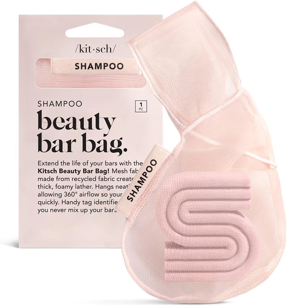 Nuanchu 2 Pcs Beauty Shampoo Conditioner Bar Pouch Mesh