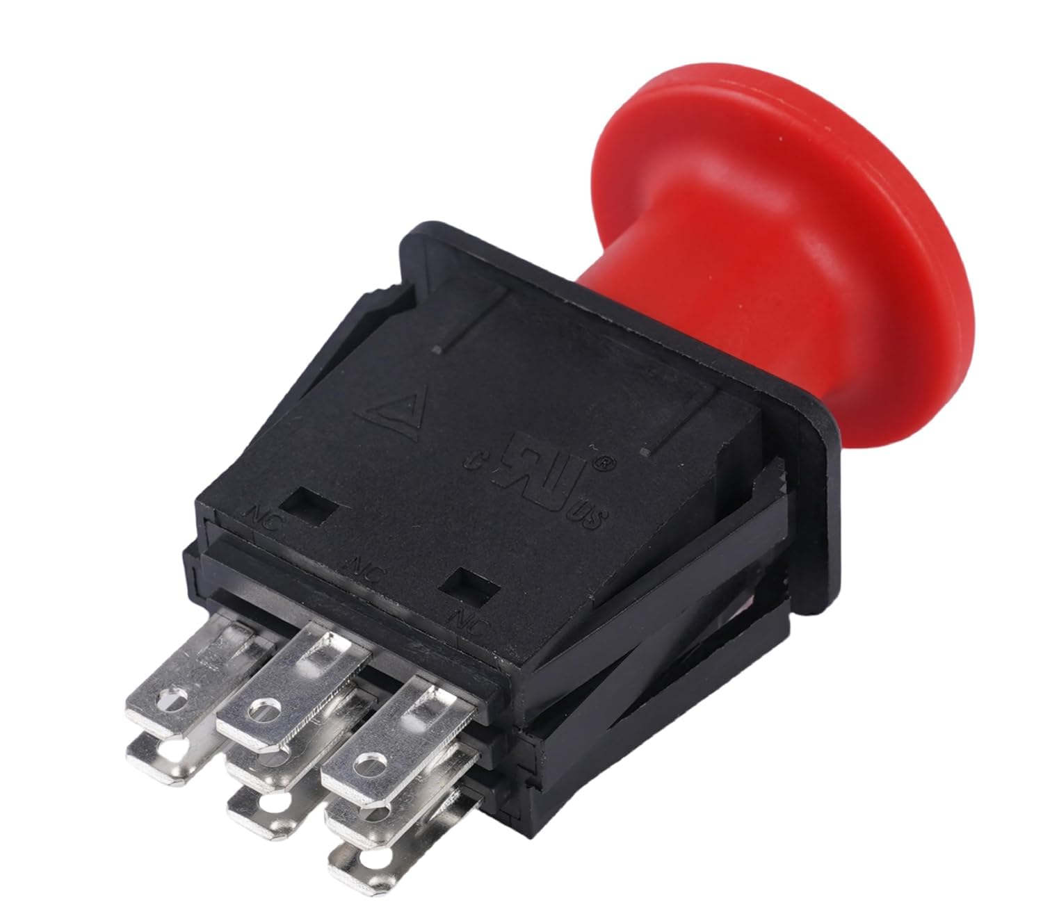 8 Terminal 10 AMP Red Clutch PTO Switch - Replacement For Dixie Chopper 4174684, Bobcat, MTD, Fits Wright Stander & Other Zero Turn Mowers