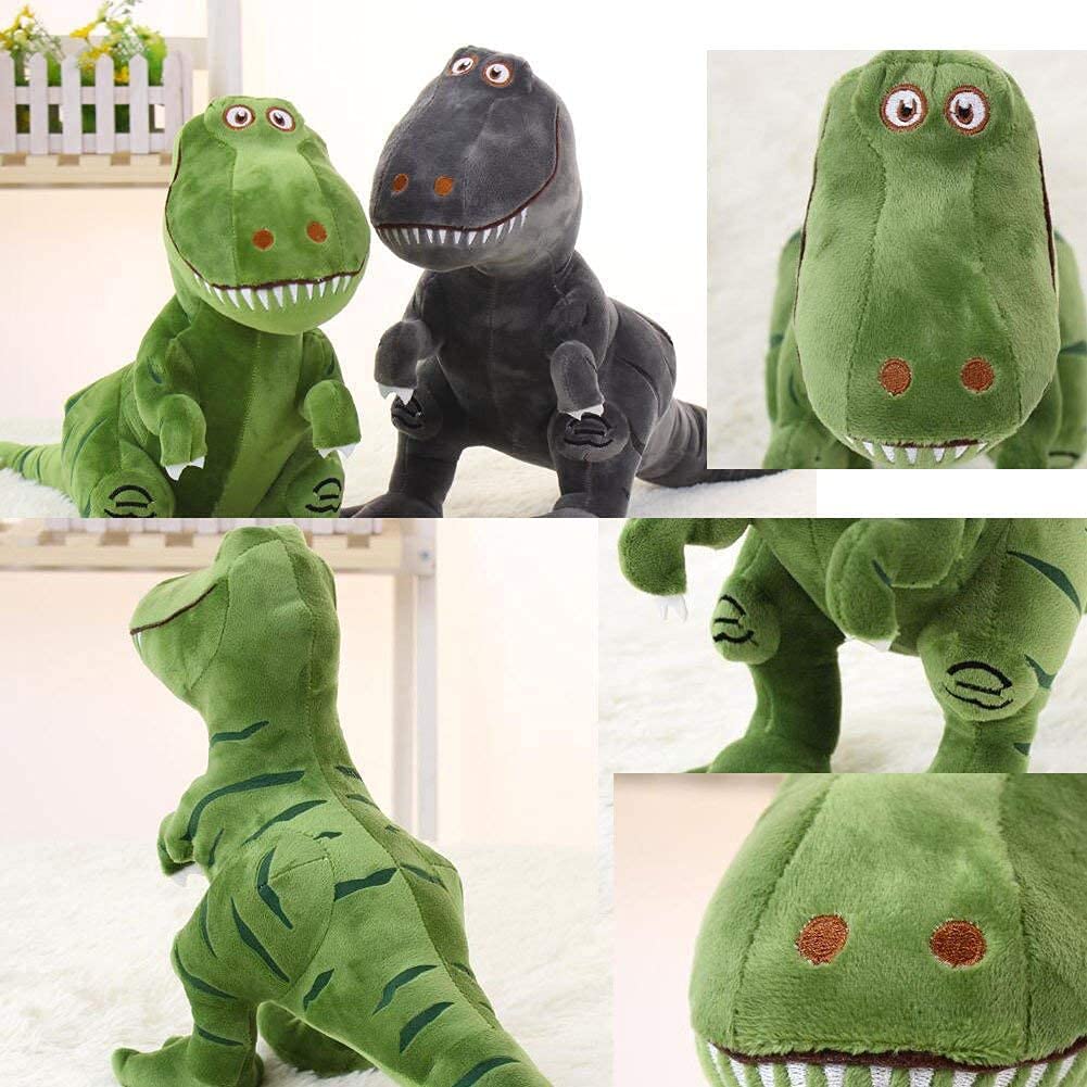 Voarge Peluche Dinosaure T-Rex 40 Cm – Jouet Doux Vert, Câlin Et Déco, Pour Anniversaire Ou Noël