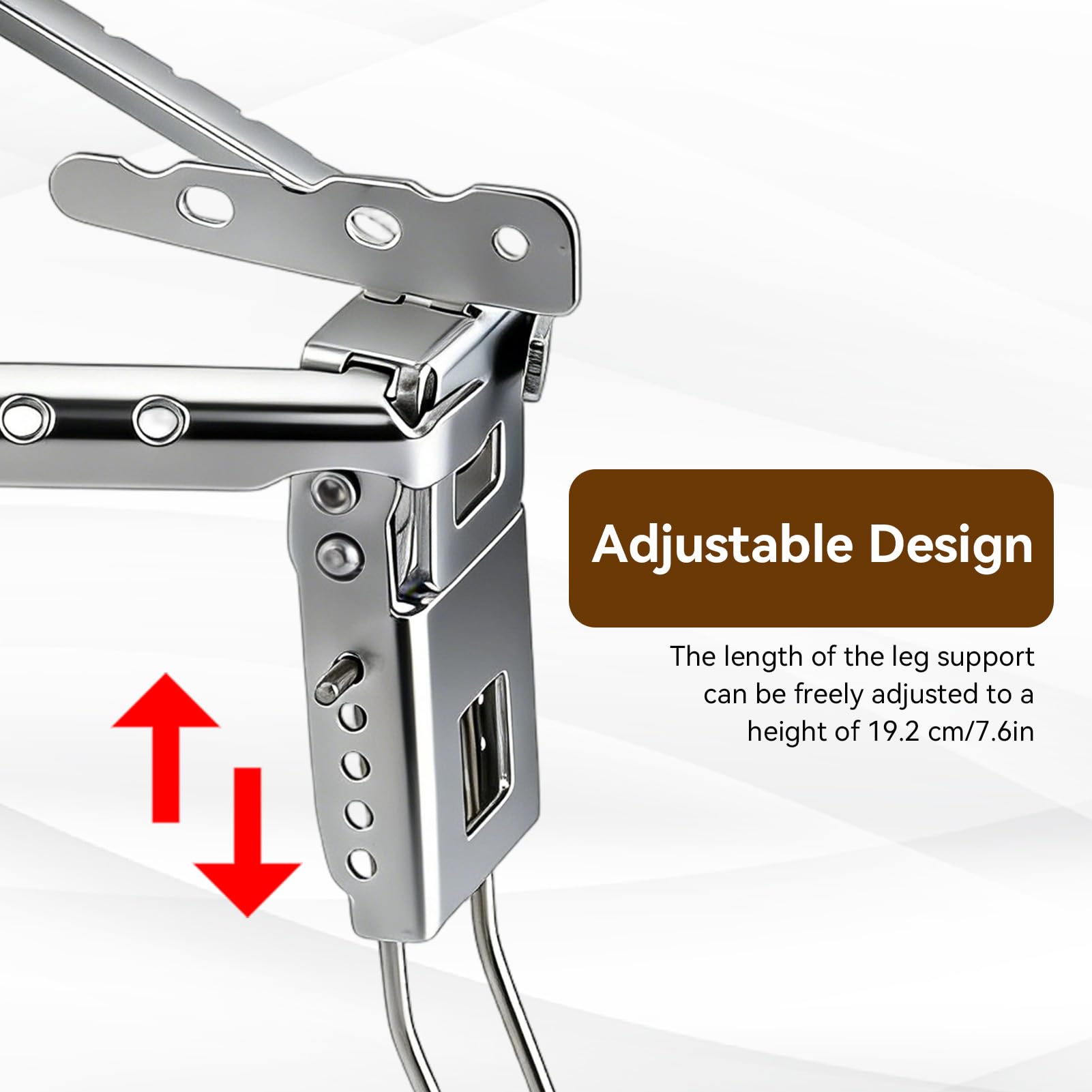 Soporte Para Ollas Para Acampar, 15,5cm-19,2cm Acero Inoxidable Estufa De Gas Plegable Soporte Botes Parrilla De Combustible Trípode Con Bolsa De Almacenamiento Barbacoa Para Acampar Al Aire Libr