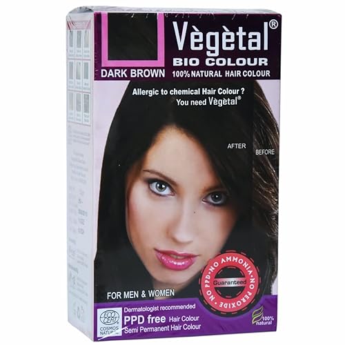 Miniatura 4 de Vegetal Bio Colour - Tinte semipermanente para hombres y mujeres, 100 % herbario y orgánico, sin amoníaco, sin PPD, tinte semipermanente para