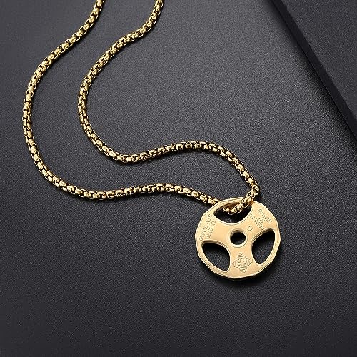 HMOOY Collana con Manubri, Collana con Pendente