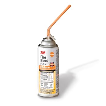 3M النار كتلة رغوة FB-رغوة، اللون البرتقالي، جاهزة للاستخدام، في المكان، 12 fl oz يمكن